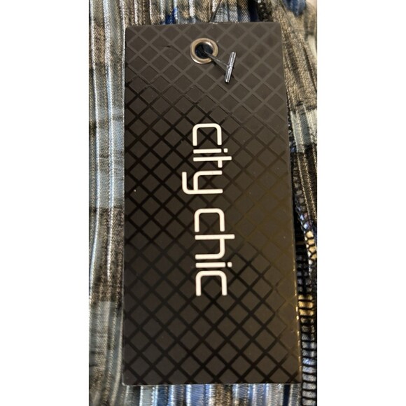 City Chic Women’s Plus Size L (20) Kira Print Pant In Etched Floral Black - Picture 9 of 12